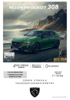Peugeot 308 cennik 2022 SK EUR
